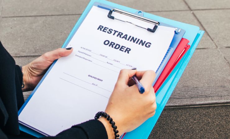 Does a restraining order go on your record in California?